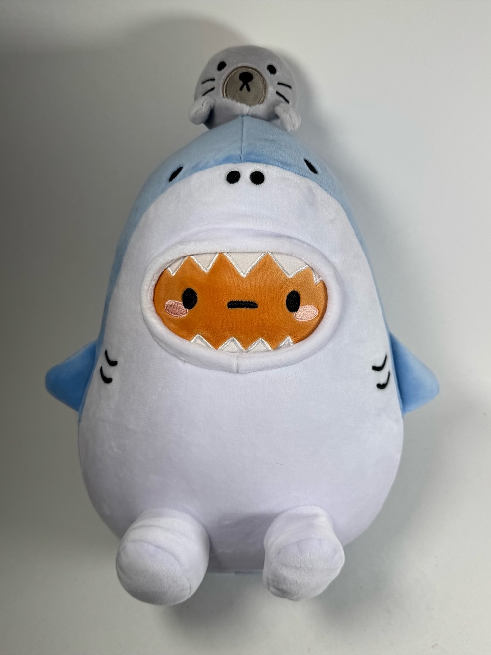 Smoko Studio Plush 2024 Shark Seal Tayto Potato Blue Grey Tan 13" Stuffed Toy